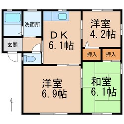 ディアス山茂の物件間取画像